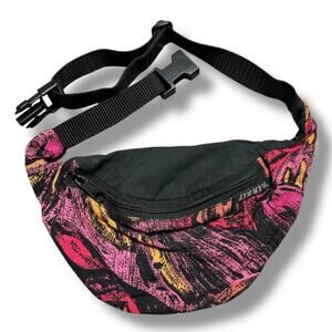Vintage 80s 90s Jimmy'Z Canvas Fanny Pack Waist Bag Adjustable Strap Skate Surf